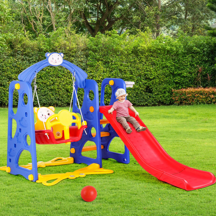 Plastic cheap indoor playset